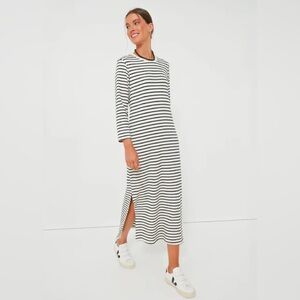 Tuckernuck Pomander Place Navy Stripe Gio Maxi Dress XS